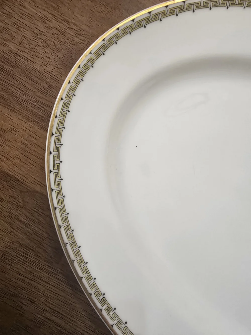 VTG Haviland & Co Limoges France ALBANY Greek Key Oval Serving Platter 14